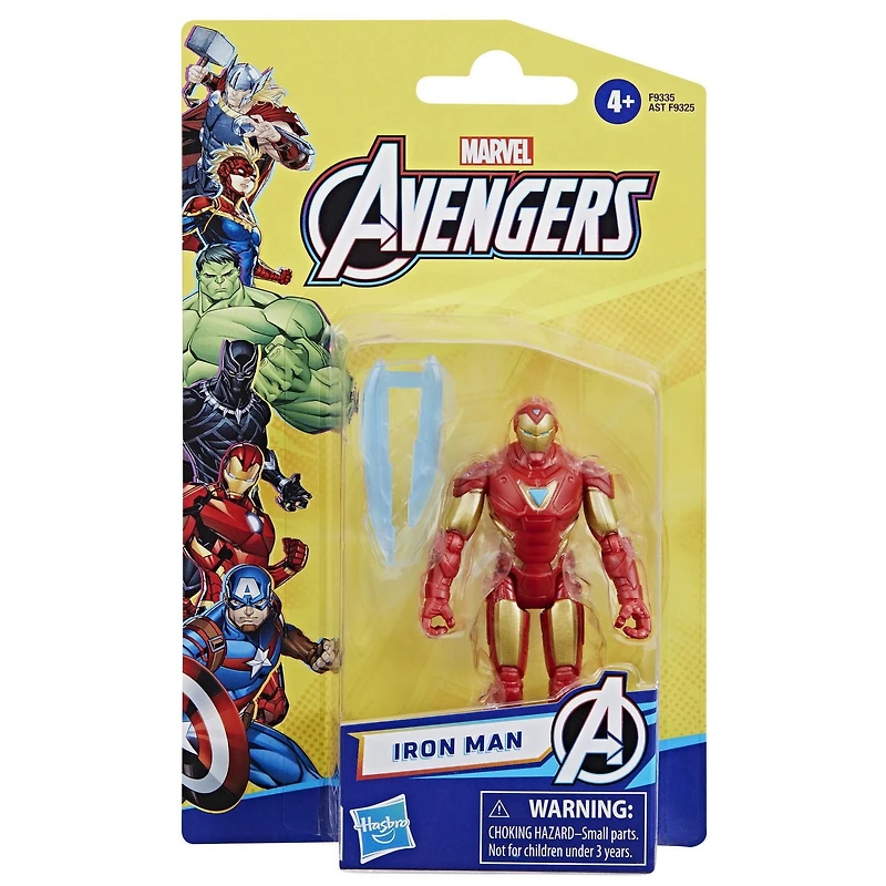 Marvel Avengers Epic Hero Series Iron Man 4" Action Figure for Kids 4+