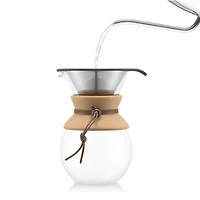 Bodum Pour Over Cafetière avec filtre permanent Verser, 1L, 34oz