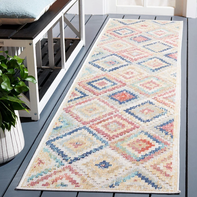SAFAVIEH Cabana Carina Geometric Indoor/Outdoor Area Rug