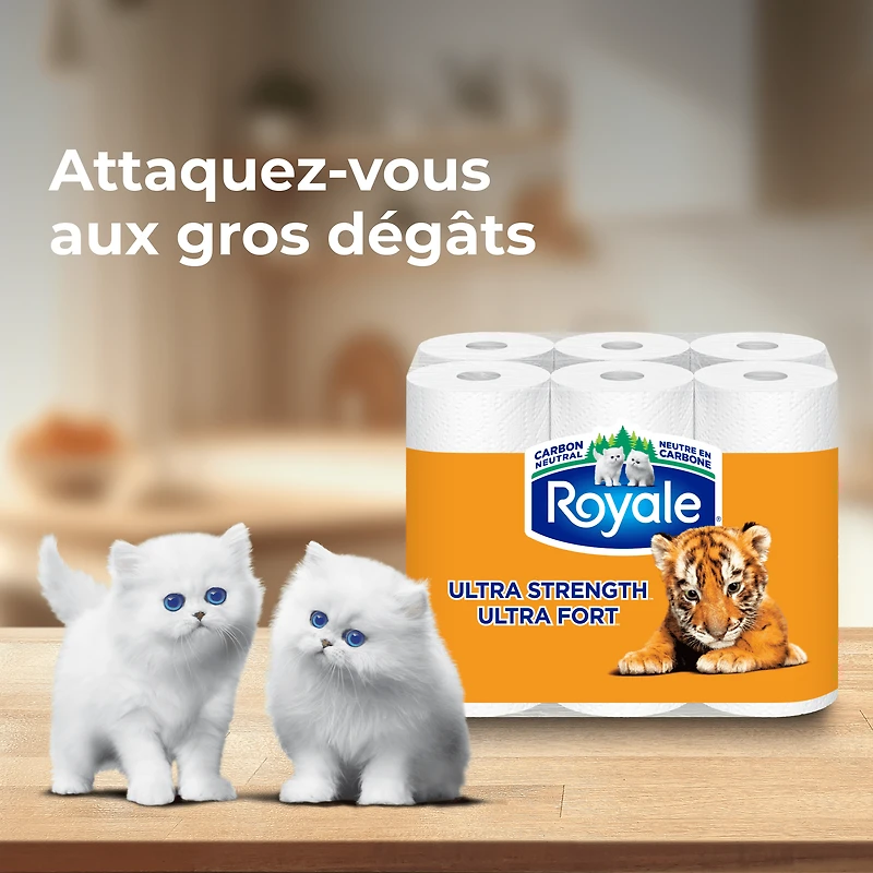 Royale Ultra Strength Paper Towel 6 Rolls, 66 Sheets Per Roll