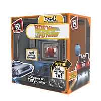 NEW - Tiny TV Classics - Back to the Future Edition- Newest Collectible from Basic Fun - Watch top Back to the Future original movie scenes on a real-working Tiny TV (with working remote)!