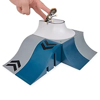 Tech Deck, Speedway Hop, X-Connect Park Creator, Customizable and Buildable Ramp Set with Exclusive Fingerboard, Kids Toy for Ages 6 and up