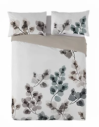 Gouchee Home Ona Leaf Print Cotton Duvet Cover Set