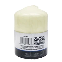 Mainstays Unscented Ivory Pillar Candle, MAINSTAYS PL MS 3X4 PILL IVORY