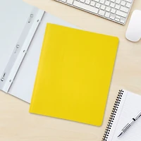 PEN+GEAR YELLOW REPORT COVER, 9.4" x 11.5", JAUNE
