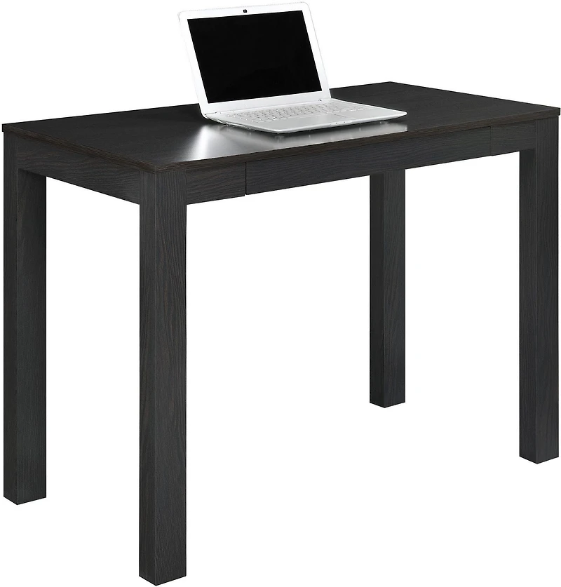 Parsons Computer Desk with Drawer, Espresso