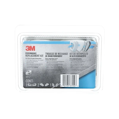 Trousse de rechange de grand rendement pour respirateur pour travaux de peinture 3M(MC), 6023P1-DC, 1/paquet