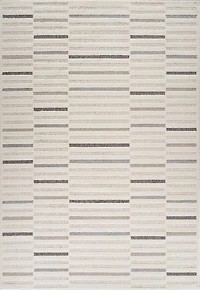 Rug Branch Nimbus Modern Indoor Area Rug, Cream Grey, Geometric - Living Room, Bedroom, Dining Room, and Kitchen