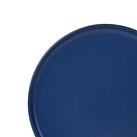 Mainstays Alessandra Mat Bleu Set de vaisselle en pierre de 12 pièces