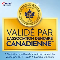 Ensemble de blanchiment des dents à domicile Crest 3D Whitestrips Blanc brillant 10 traitements