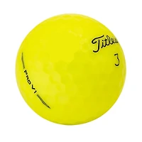 Mulligan - 36 balles de golf récupérées Titleist Pro V1 2024 5A Mint, jaunes