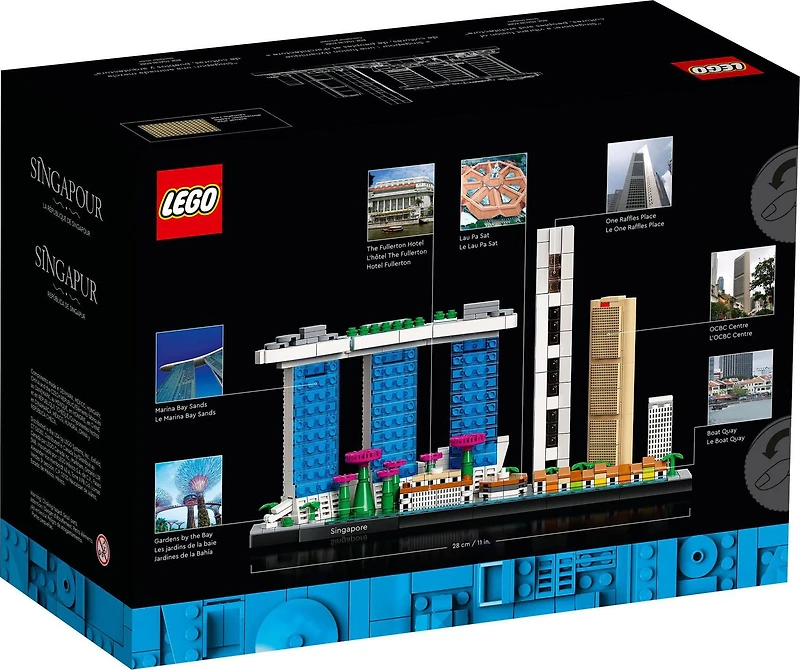 LEGO Architecture Skyline Collection: Singapore 21057 Toy Building Kit (827 Pieces)