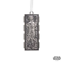 Décoration Hallmark de Noël (Han Solo en carbonite, La Guerre des étoiles, décoration métallique haut de gamme)