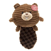 Only The Best For My Dog ®​ Stuffed Plush Squeaky Jungle Animal Plush Dog Toy, Beaver