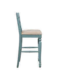 Tabouret de bar Hunter bleu antique