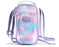 Fit + Fresh Nina Water Bottle Carrier with Insulated Compartment, Fits 40oz Tumbler, Purple Tie Dye