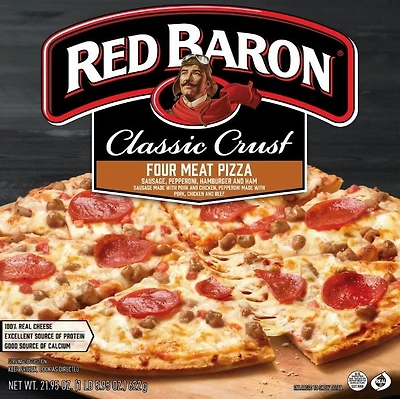 RB CLASSIC 4 MEAT - FRENCH Croûte Classique Red Baron 4 Viandes
