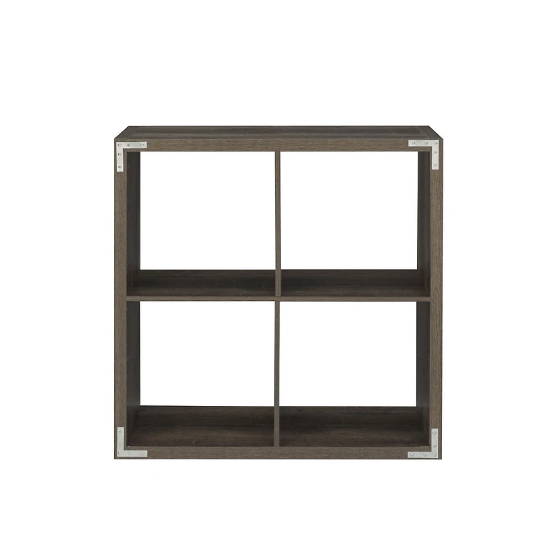 Gorham 4 Cubby Armoire de Rangement en Gris
