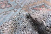 ECARPET Oriental, Persian Style Area Rug, Eco Friendly, Machine Washable