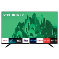 Téléviseur intelligent Roku QLED Mini-DEL 4K UHD de 139,7 cm (55 po) onn, ONB25MNR55-CA, 3 HDMI, 144 Hz