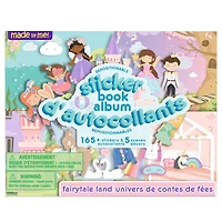Made By Me! Album d’autocollants repositionnable sur le theme des terre de conte de fées