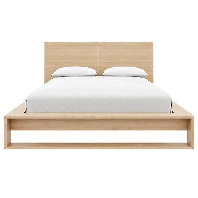 Torino Queen Size Bedset with Bookcase Headboard and Slatted Bedframe