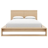 Torino Queen Size Bedset with Bookcase Headboard and Slatted Bedframe