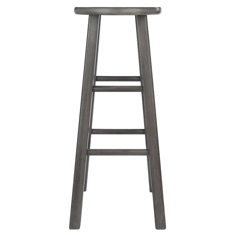 Winsome Ivy Tabouret de bar de 29 po Fini Gris