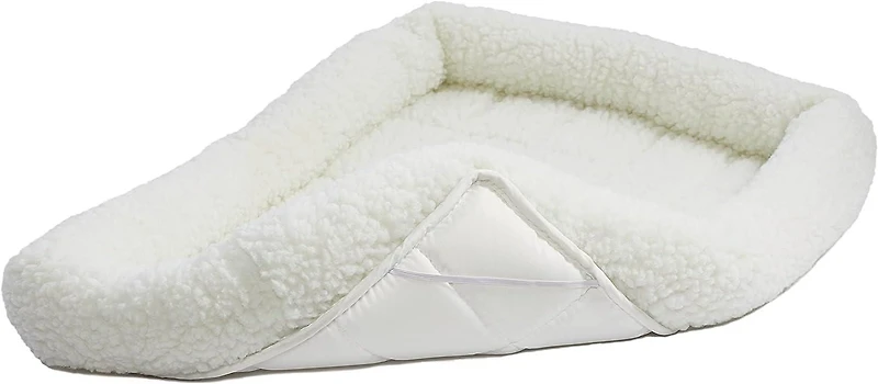 Midwest Homes For Pets Midwest Quiet Time Natural Fleece Dog Bed