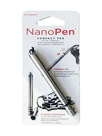 KeySmart Nano Compact Pen - Stainless Steel