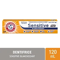 Arm & Hammer Sensitive Whitening Toothpaste, 120mL, 120mL