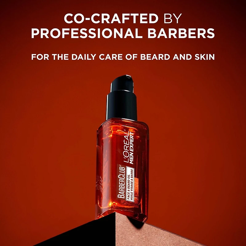 L'Oreal Paris Men Expert Barber Club Nourishing Beard Oil, 30ml, Non-Greasy Formula