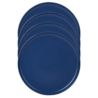 Mainstays Alessandra Mat Bleu Set de vaisselle en pierre de 12 pièces