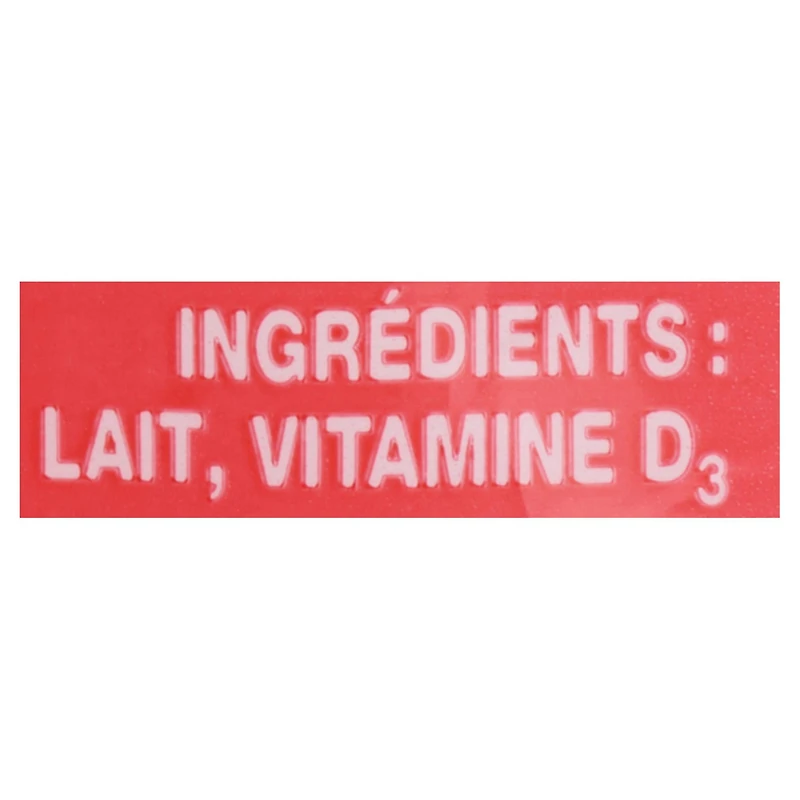 Lait homogénéisé 3,25 % Northumberland 4 L en sac