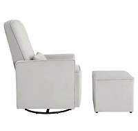 Lennox  Chloe  Swivel Glider and Ottoman