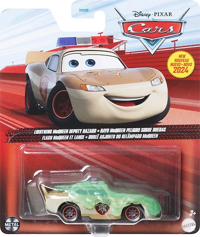 Disney Pixar Cars Lightning McQueen Deupty Hazard véhicule