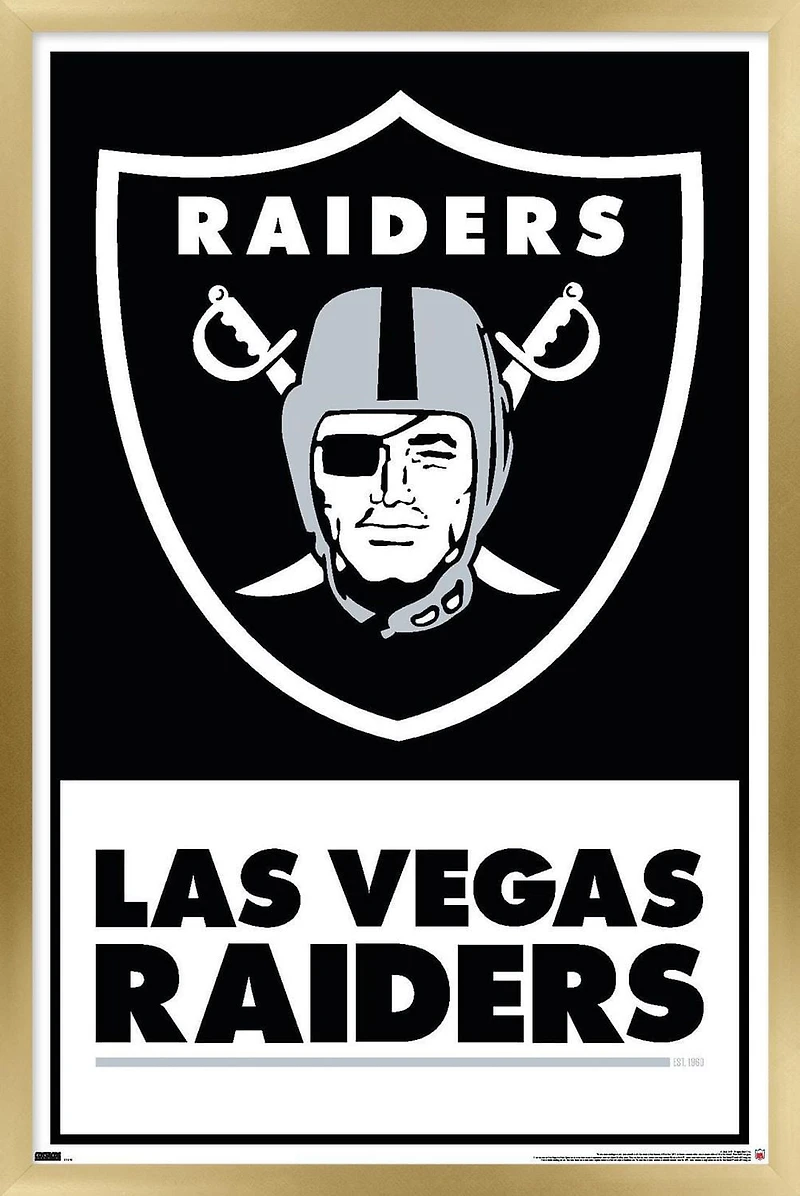 NFL Las Vegas Raiders - Logo 21 Wall Poster