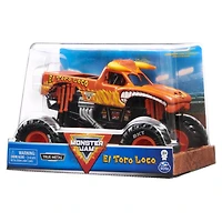 Monster Jam, Official El Toro Loco Monster Truck, Collector Die-Cast Vehicle, 1:24 Scale