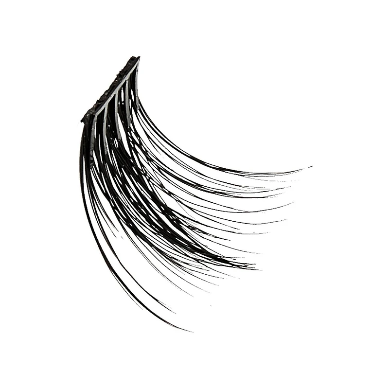 KISS ImPRESS Press-On Falsies Eyelashes, Spiky, 20 Clusters, ImPRESS Press-On
