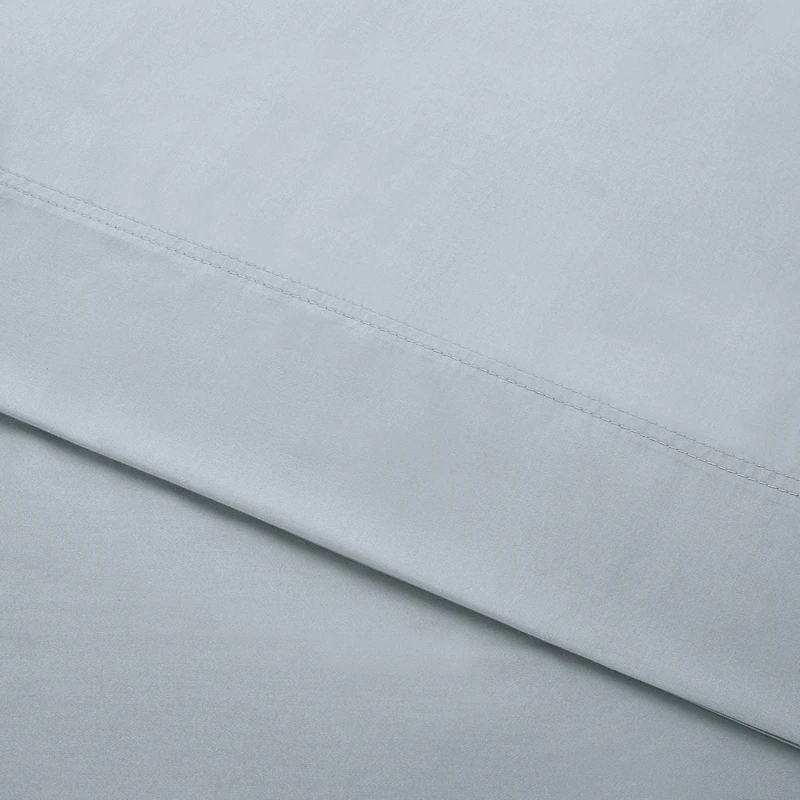Ensemble de draps 100 % coton à contexture de 400 fils hometrends, satin de coton Taille : 1 place - Très grand