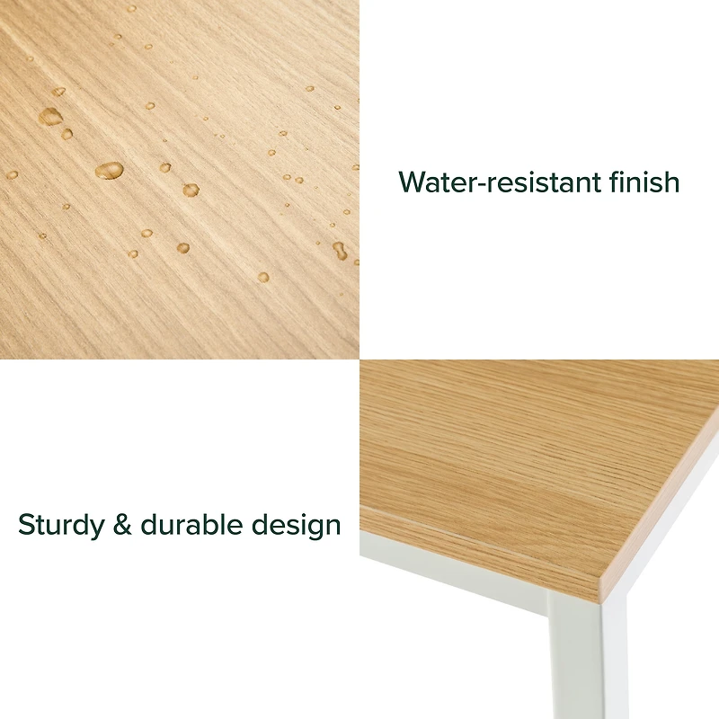 Zinus Jennifer bureau d’ordinateur, table à manger ou table polyvalente de 55 po