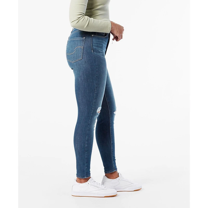 Levi Strauss Signature.MC Jean super filiforme taille haute moulant Simplement Extensible pour femme Tailles offertes : 4 – 18