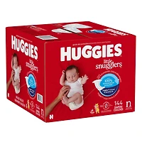 Huggies Little Snugglers Baby Diapers, Mega Colossal Pack, Size NB-5, Count 144-104, Sizes: N-5 | 144-104 Count