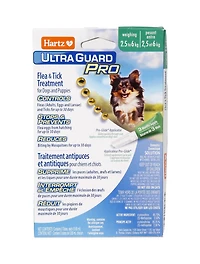 Hartz Ultraguard plus Traitement Antipuces & Anti-Tiques pour Chiens et Chiots 2.5 à 6 kg