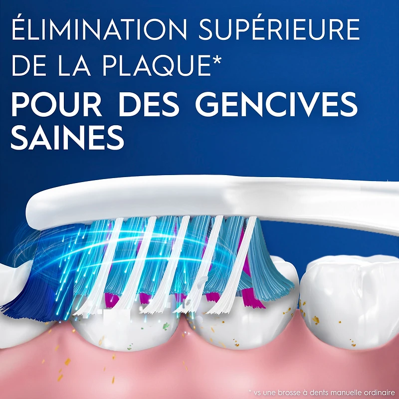 Brosse à dents Oral-B Pro-Santé Pénètre profondément souple, 4 unités