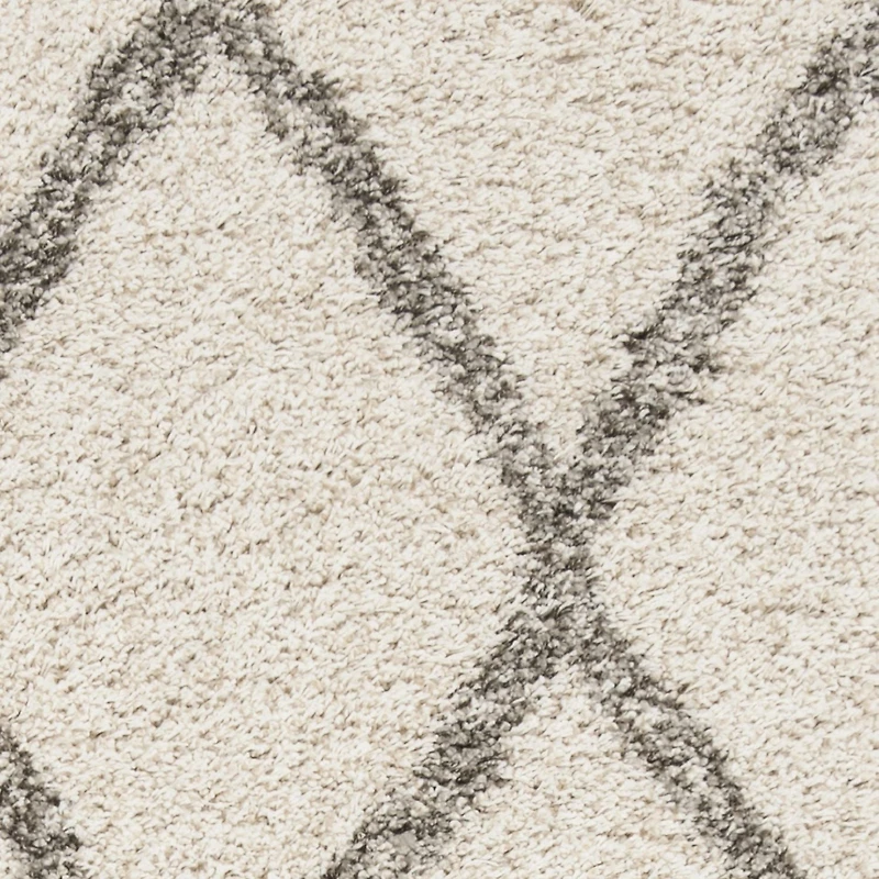 SAFAVIEH Hudson Adella Geometric Diamonds Shag Area Rug