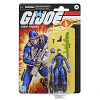 Collection rétro G.I. Joe, figurine de collection Cobra Trooper de 9,5 cm avec plusieurs accessoires, jouet pour enfants, à partir de 4 ans