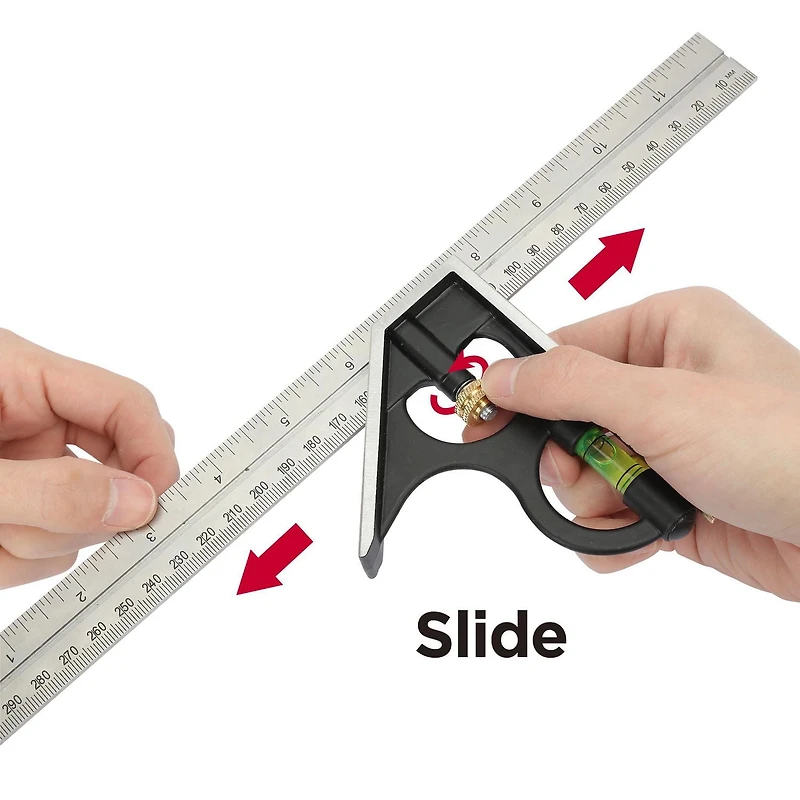 Swiss Tech Équerre combinée de 12 po 12"/300mm