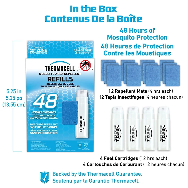 Recharge anti-moustiques ThermaCELL pour 48 heures