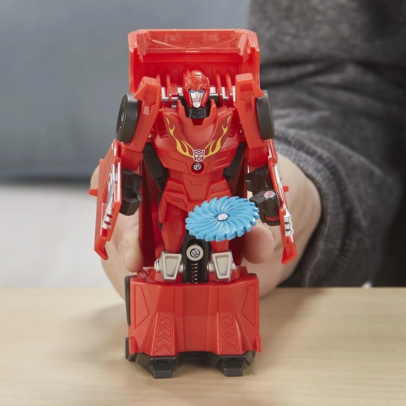 Jouets Transformers Cyberverse, figurine Action Attackers Autobot Hot Rod à conversion 1 étape, taille de 10,5 cm